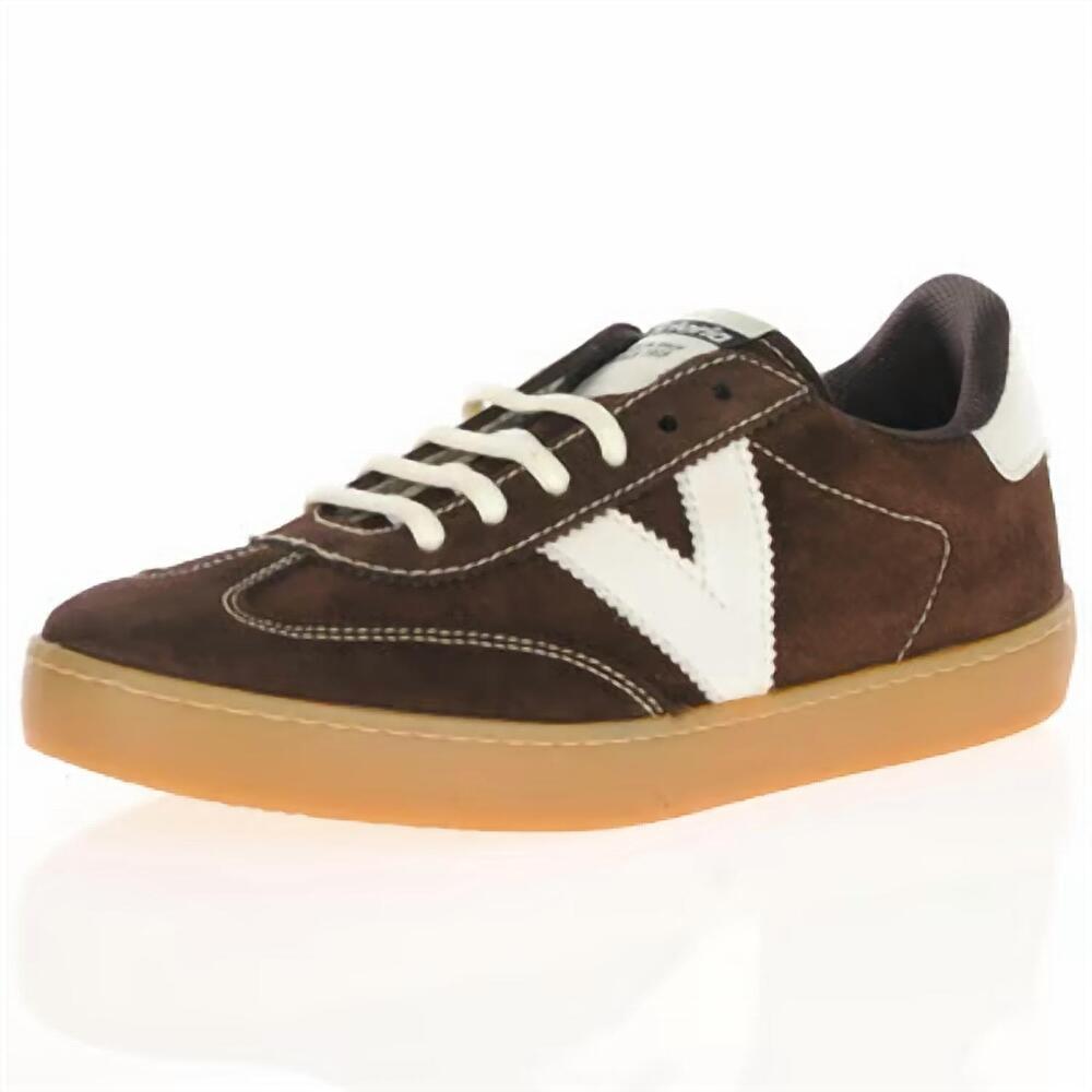 NEW VICTORIA women's ciclista suede trainers shoes in chocolate